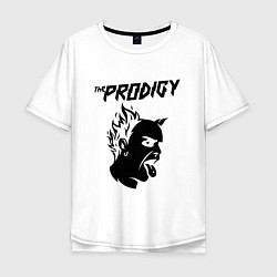 Футболка оверсайз мужская THE PRODIGY, цвет: белый