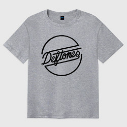 Футболка оверсайз мужская Deftones, цвет: меланж