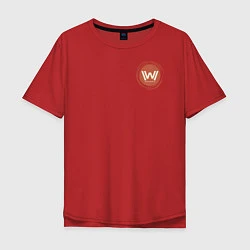 Футболка оверсайз мужская Westworld Logo, цвет: красный