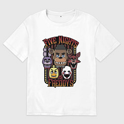 Мужская футболка оверсайз FIVE NIGHTS AT FREDDYS