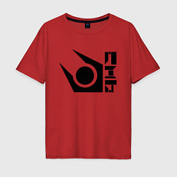 Футболка оверсайз мужская Half life combine logo, цвет: красный