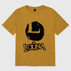 Футболка оверсайз мужская Louna, цвет: горчичный