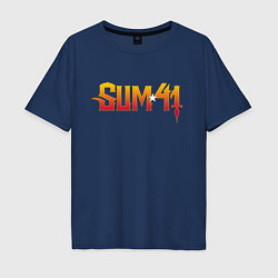 Мужская футболка оверсайз Logo SUM
