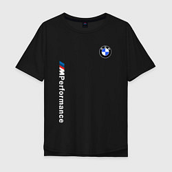 Футболка оверсайз мужская BMW M PERFORMANCE 2020, цвет: черный