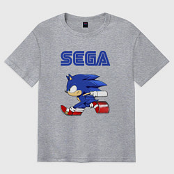 Футболка оверсайз мужская SEGA, цвет: меланж