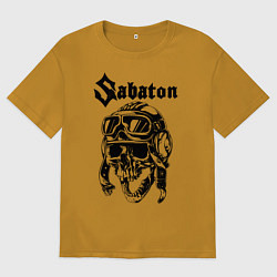 Мужская футболка оверсайз Sabaton