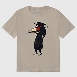 Футболка оверсайз мужская ЧУМНОЙ ДОКТОР, цвет: миндальный