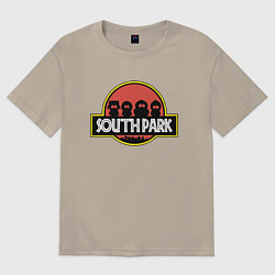 Футболка оверсайз мужская South Park, цвет: миндальный