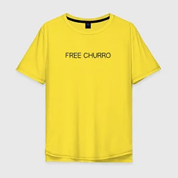 Футболка оверсайз мужская Free Churro Конь БоДжек, цвет: желтый