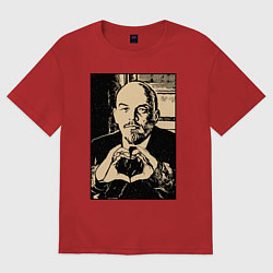 Мужская футболка оверсайз Ленин Oko