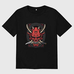 Мужская футболка оверсайз МАСКА РОНИНА