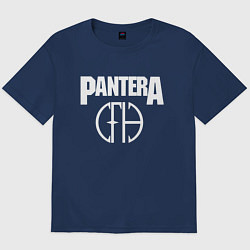 Футболка оверсайз мужская Pantera, цвет: тёмно-синий