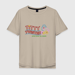 Мужская футболка оверсайз Titty Twister