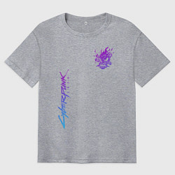 Мужская футболка оверсайз CYBERPUNK 2077