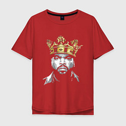 Футболка оверсайз мужская Ice Cube King, цвет: красный