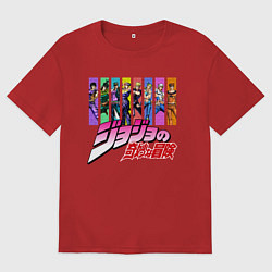 Мужская футболка оверсайз JOJOS BIZARRE ADVENTURE