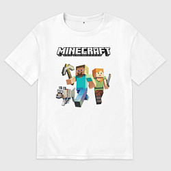 Мужская футболка оверсайз MINECRAFT