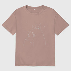 Мужская футболка оверсайз Тоторо