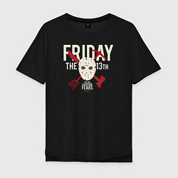 Мужская футболка оверсайз Friday The 13th
