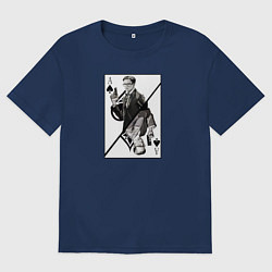 Футболка оверсайз мужская Кингсман, цвет: тёмно-синий