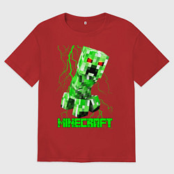 Мужская футболка оверсайз MINECRAFT CREEPER