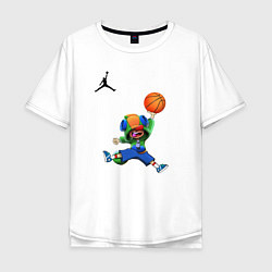 Мужская футболка оверсайз Brawl STARS баскетбол