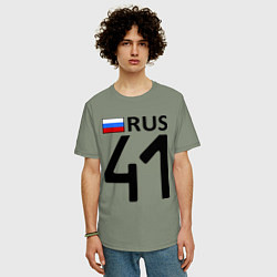 Футболка оверсайз мужская RUS 41, цвет: авокадо — фото 2