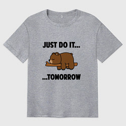 Мужская футболка оверсайз Мишка