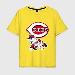 Мужская футболка оверсайз Cincinnati reds - baseball team - talisman