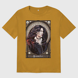 Мужская футболка оверсайз The Witcher, Yennefer