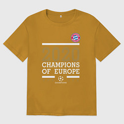 Мужская футболка оверсайз FC Bayern Munchen Champions of Europe 2020