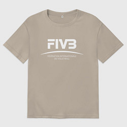 Мужская футболка оверсайз FIVB ВОЛЕЙБОЛ