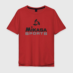 Футболка оверсайз мужская MIKASA SPORTS, цвет: красный
