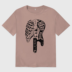 Мужская футболка оверсайз Hard rock