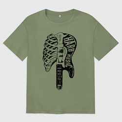 Мужская футболка оверсайз Hard rock