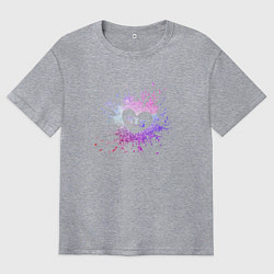 Мужская футболка оверсайз BTS