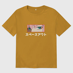 Мужская футболка оверсайз Zero two