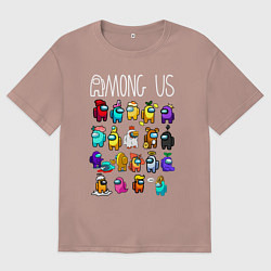 Мужская футболка оверсайз AMONG US