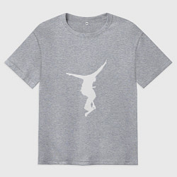 Мужская футболка оверсайз Самокат фристайл NOHANDER