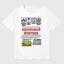 Мужская футболка оверсайз Идеальный мужчина