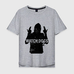 Футболка оверсайз мужская Watch dogs 2 Z, цвет: меланж