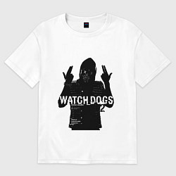 Футболка оверсайз мужская Watch dogs 2 Z, цвет: белый