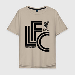 Футболка оверсайз мужская Liverpool FC, цвет: миндальный