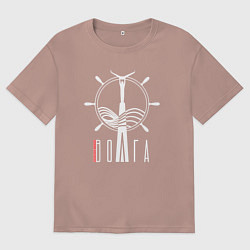 Мужская футболка оверсайз Волга