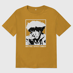 Мужская футболка оверсайз Увидимся, космический ковбой