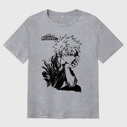 Мужская футболка оверсайз Моя геройская академия