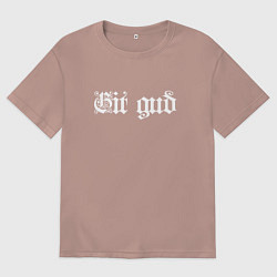 Мужская футболка оверсайз Git gud