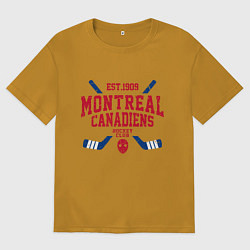 Мужская футболка оверсайз Монреаль Канадиенс