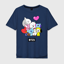 Мужская футболка оверсайз BT21