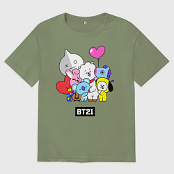 Мужская футболка оверсайз BT21